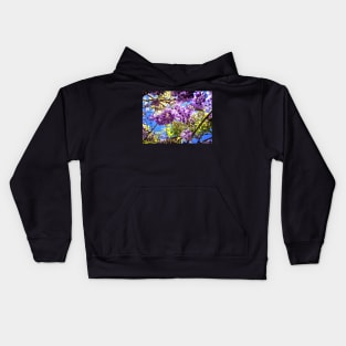 Wisteria in the Summer Kids Hoodie